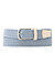 hellblau-beige, Breite ca. 3 cm - hellblau