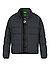 Daunenblouson Urbanex, Mikrofaser wasserabweisend, schwarz - schwarz
