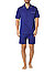 Pyjama Patrick, Baumwoll-Fil-á-Fil, marine - marine