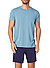 T-Shirt, Modal-Stretch, rauchblau - rauchblau