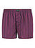 Boxershorts, Voile-Satin - Popeline, aubergine - aubergine