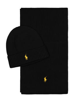 Stylingtipps Beschreibungsbild von Polo Ralph Lauren Schal + Mütze Set 710951146/002