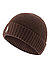 Mütze, Merinowolle waschbar, brown - brown