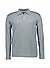 Polo-Shirt, Regular Fit, Bio Baumwoll- Jersey, graublau - graublau