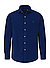 Hemd, Custom Fit, Cord, dunkelblau - dunkelblau