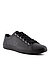 Sneaker, Leder, black - schwarz