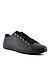 Sneaker, Leder, black - schwarz