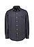 Hemd, Custom Fit, Flanell, anthrazit - anthrazit