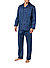 Pyjama Kai, Baumwoll-Satin, marine - marine