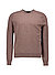Pullover, Merinowolle extrafein, braun meliert - braun