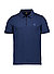 Zip-Polo Passerzip, Baumwoll-Piqué, navy - navy