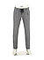 Bundfaltenhose Barista, Tapered Fit, Flanell, navy - grau