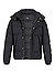 Steppjacke Corbinian, Mikrofaser wasserabweisend, schwarz - schwarz