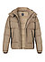 Steppjacke Corbinian, Mikrofaser wasserabweisend, greige - greige
