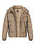 Steppjacke Corbinian, Mikrofaser wasserabweisend, greige - greige