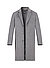 Mantel Hyde, Wolle, grau - grau