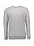 Pullover, Baumwolle-Wolle, grau meliert - grau