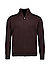 Cardigan, Regular Fit, Merinowolle extrafein, dunkelbraun - dunkelbraun