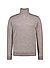 Rollkragenpullover, Merinowolle extrafein, taupe - taupe