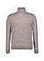 Rollkragenpullover, Merinowolle extrafein, taupe - taupe