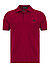 Polo-Shirt, Baumwoll-Piqué, rot - rot-schwarz