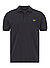 Polo-Shirt, Baumwoll-Piqué, dunkelgrau - dunkelgrau-gelb