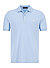 Polo-Shirt, Baumwoll-Piqué, hellbau - hellblau-ecru