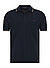 Polo-Shirt, Baumwoll-Piqué, navy - navy-dunkelbraun