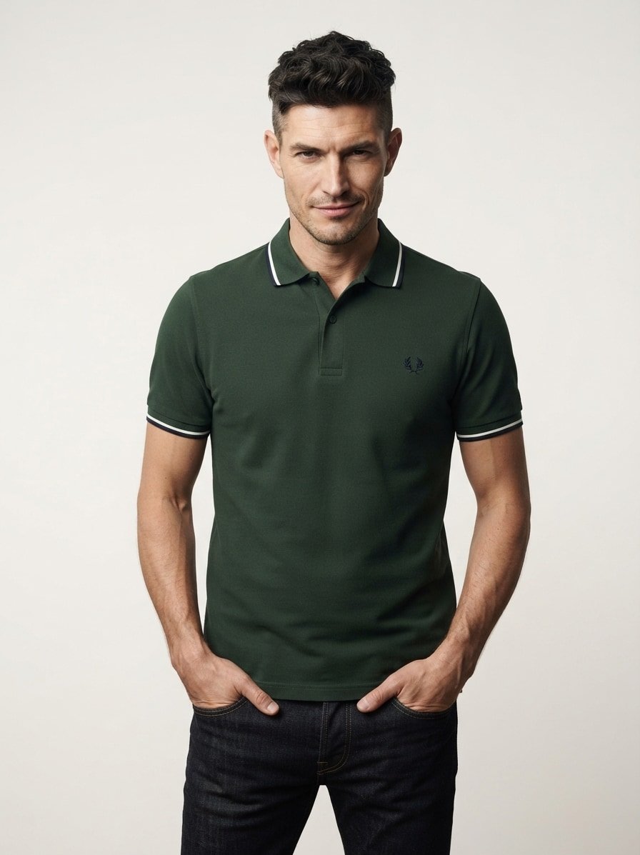 Fred Perry Polo-Shirt FPPPM3600/53A, Produktbild 2