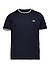 T-Shirt, Baumwolle, navy - navy-weiß