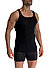 Tanktop RED2477, Mikrofaser, schwarz - schwarz