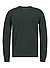 Pullover, Baumwolle, dunkelgrün - dunkelgrün