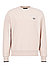 Sweatshirt, Baumwolle, beige meliert - beige-anthrazit