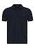 Polo-Shirt, Baumwoll-Piqué, navy - navy-rot