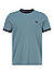 T-Shirt, Baumwolle, petrolblau - blau-navy