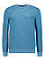 Pullover, Bio Baumwolle, blau - blau
