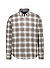 Hemd, Flanell, grau kariert - grau