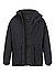 Jacke, Mikrofaser wattiert, schwarz - black