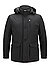 Jacke MSHeathrow, Mikrofaser sorona®, schwarz - schwarz