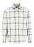 Hemd Owen, Relaxed Fit, Flanell, hellgrau-ocker kariert - grau