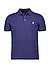 Polo-Shirt, Custom Slim Fit, Baumwoll-Piqué, dunkelblau - dunkelblau