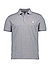 Polo-Shirt, Custom Slim Fit, Baumwoll-Piqué, grau - grau