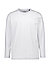 Longsleeve, Regular Fit, Baumwolle, weiß - weiß