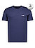 T-Shirts, Baumwoll-Stretch, blau - blau