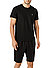 T-Shirt, Baumwolle, schwarz - polo black