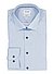 Hemd, Body Fit, Baumwoll-Stretch, hellblau gemustert - hellblau