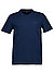 T-Shirt Tegood, Baumwolle, darkblau meliert - dunkelblau