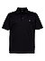Polo-Shirt Parris, Baumwoll-Jersey mercerisiert, schwarz - schwarz