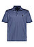 Polo-Shirt Parris, Baumwoll-Jersey mercerisiert, blau - blau