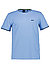 T-Shirt Taul, Baumwolle, blau - blau